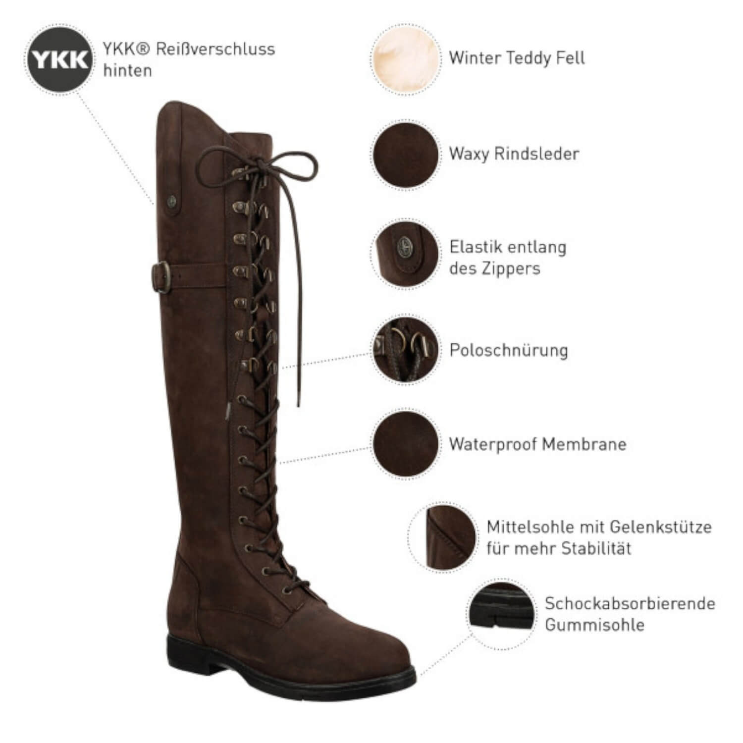 Südwind Winterstiefel Longford Brown Südwind Winterstiefel Longford Brown