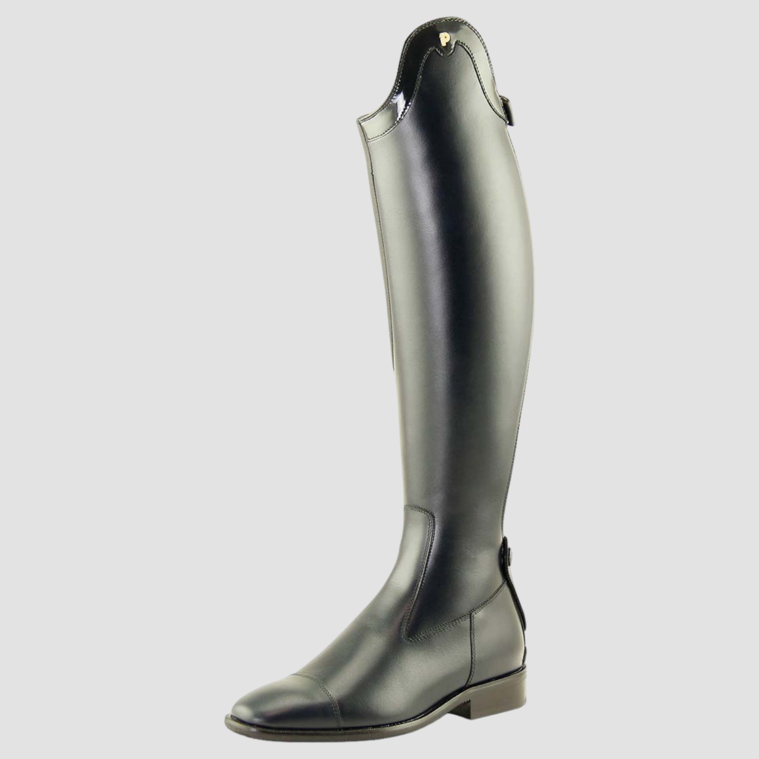 Petrie Reitstiefel Palermo Schwarz mit Top Lack und Strass