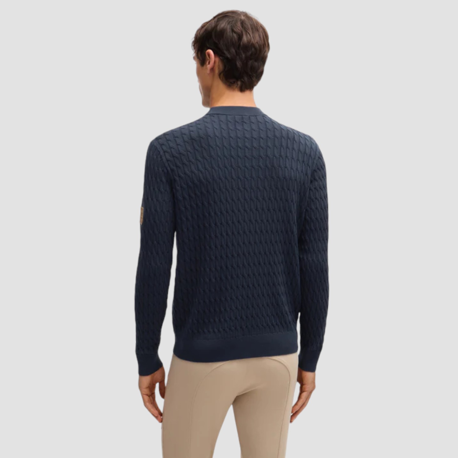 BOSS Equestrian Jason Strickpullover Sky Captain