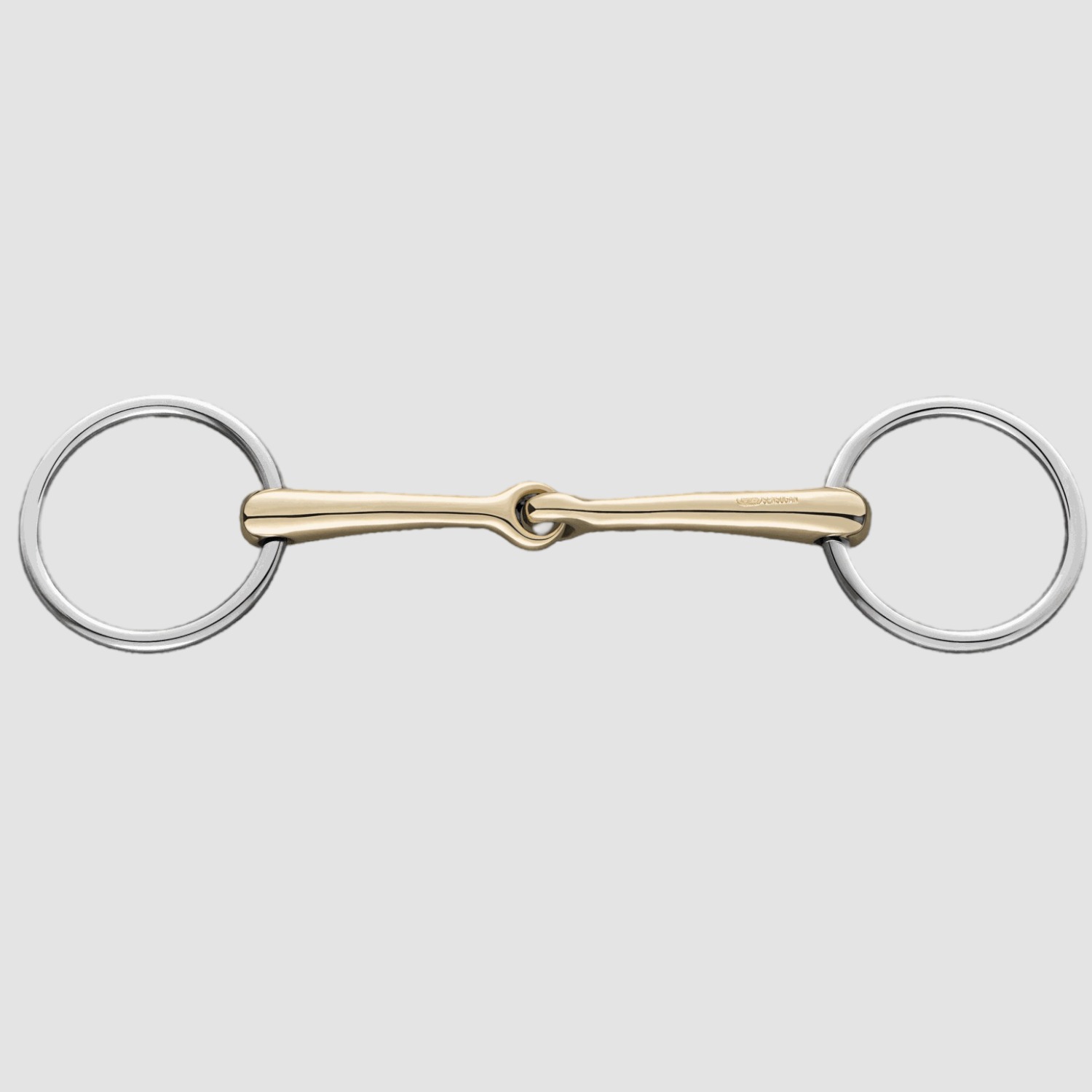 Sprenger Unterlegtrense einfach gebrochen 12mm Sensogan m. Aurigan Ringen