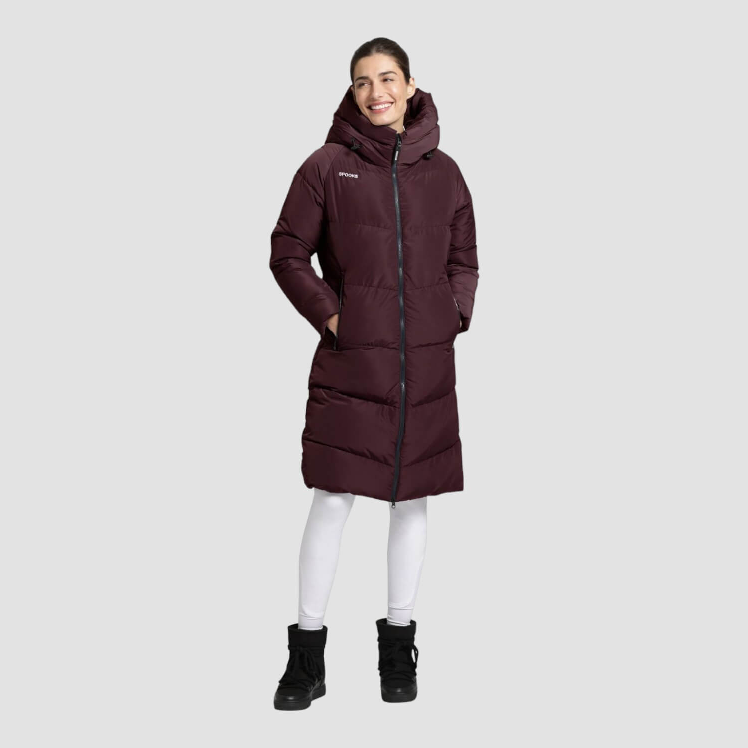 Spooks Winterreit-Mantel Oskah Plum Spooks Winterreit-Mantel Oskah Plum