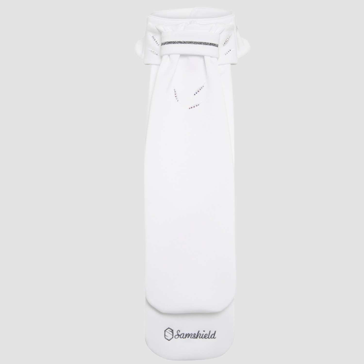 PLASTRON_CRYSTAL_WINDY_BLACK_CHROME_FACE Samshield Plastron Crystal Windy