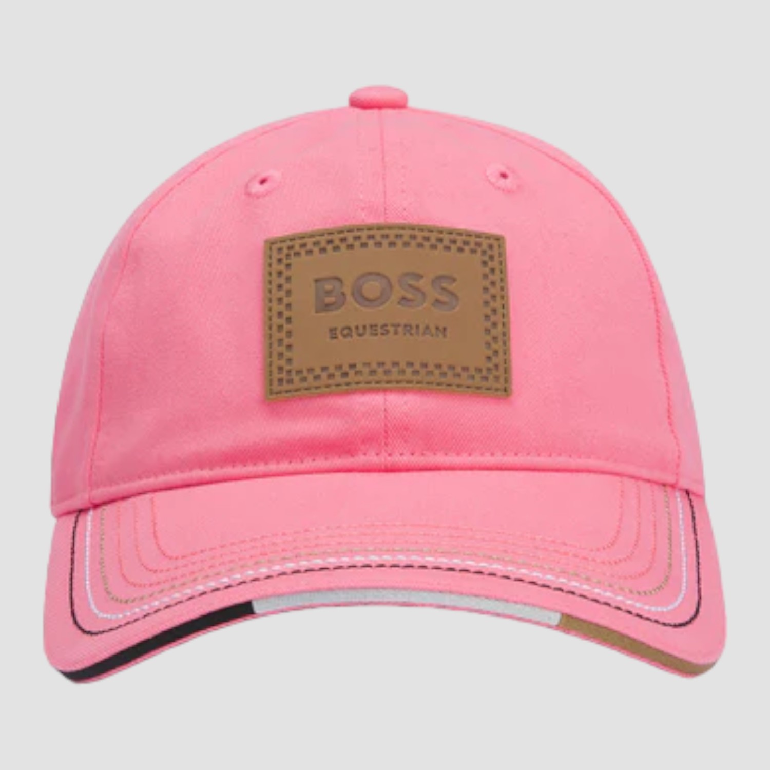 BOSS Equestrian Cap Leder Vintage