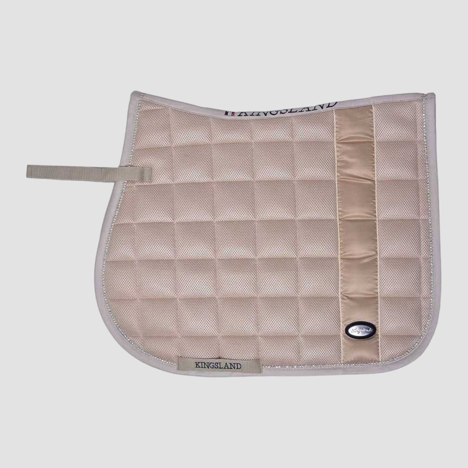 Kingsland KLlucinda Mesh Schabracke in Beige Crystals