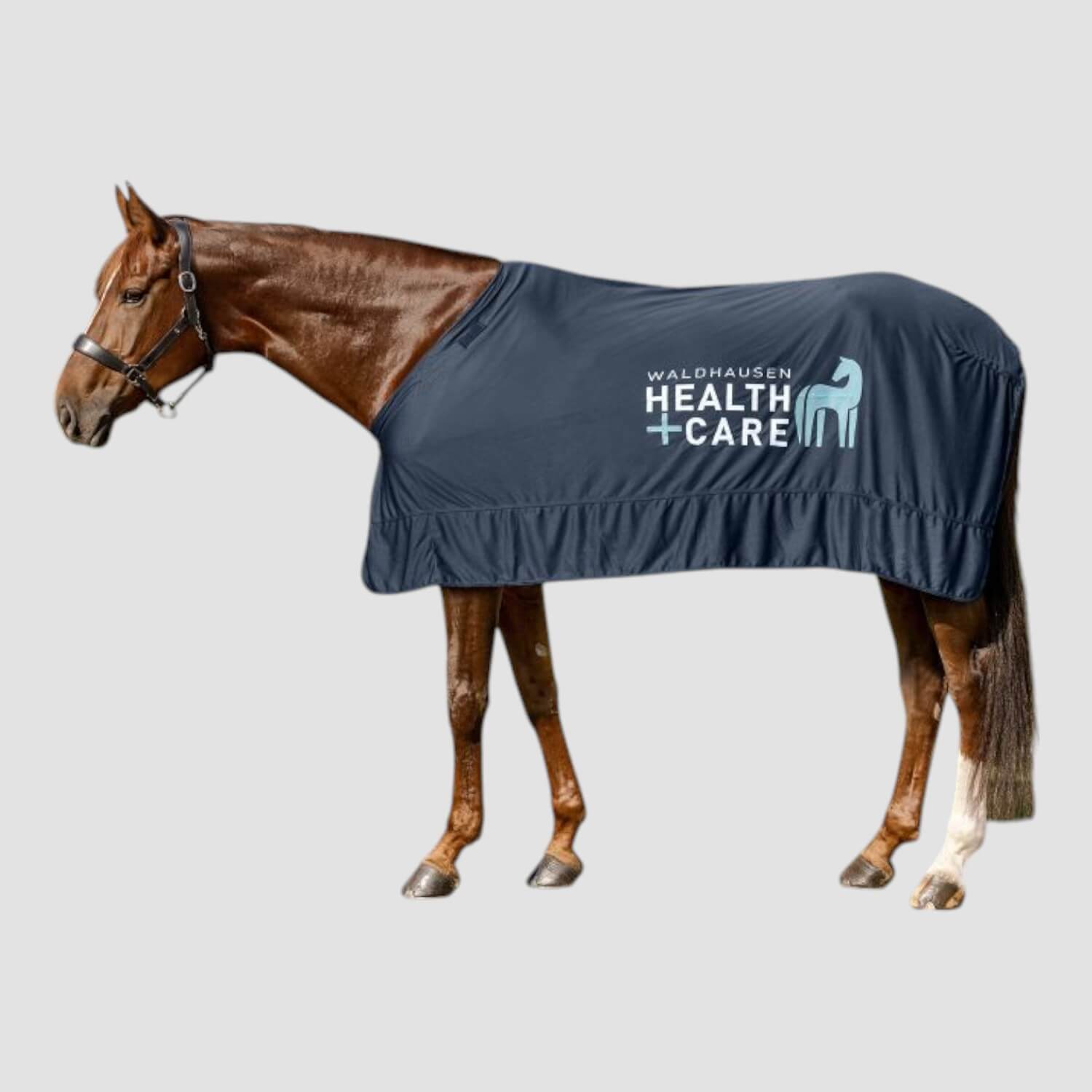 Waldhausen Kühldecke Health + Care Ice Layer Decke Nachtblau
