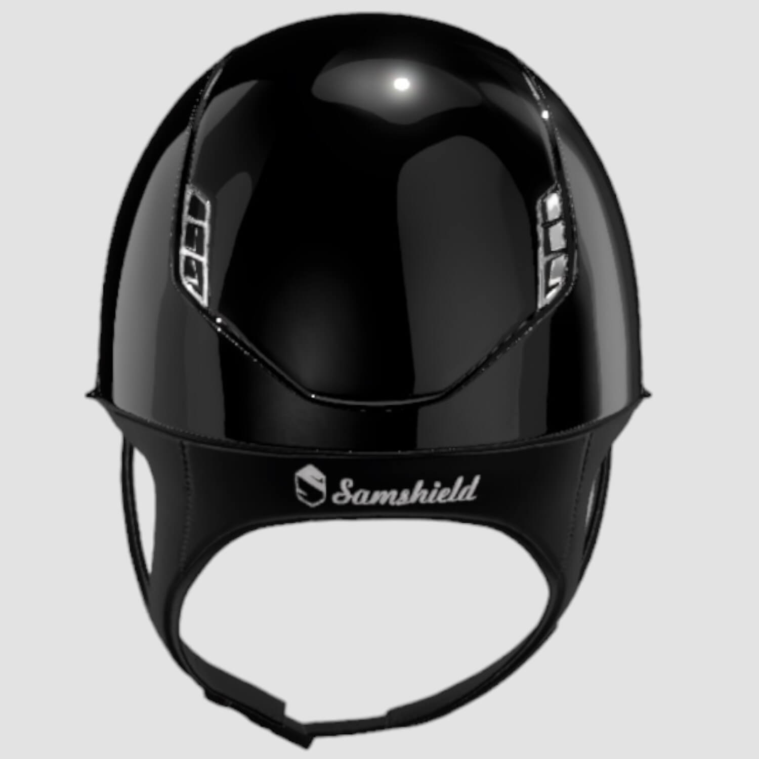 Samshield Reithelm MissShield Glossy V2 black chrome black