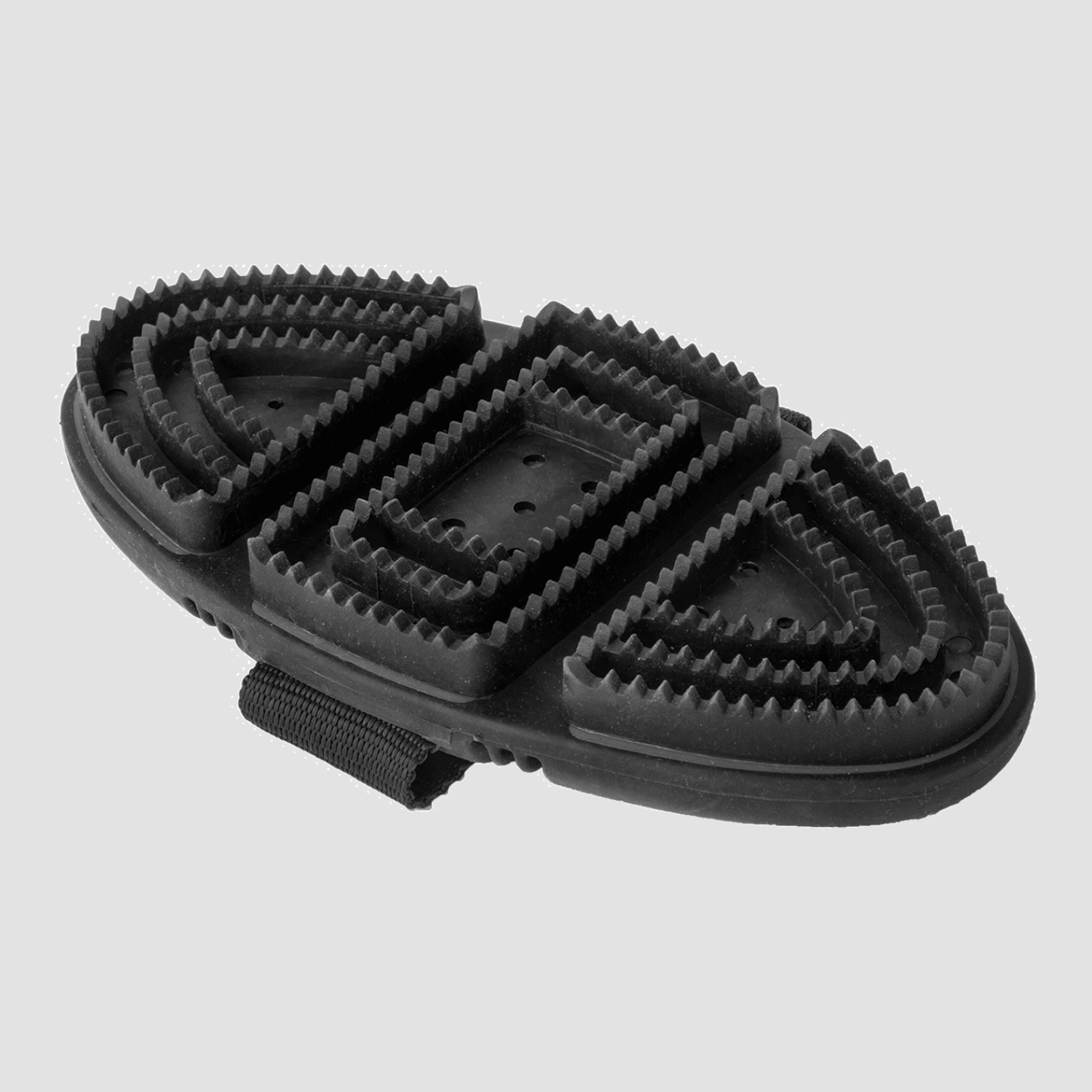 Waldhausen Flex Striegel Schwarz/Grau