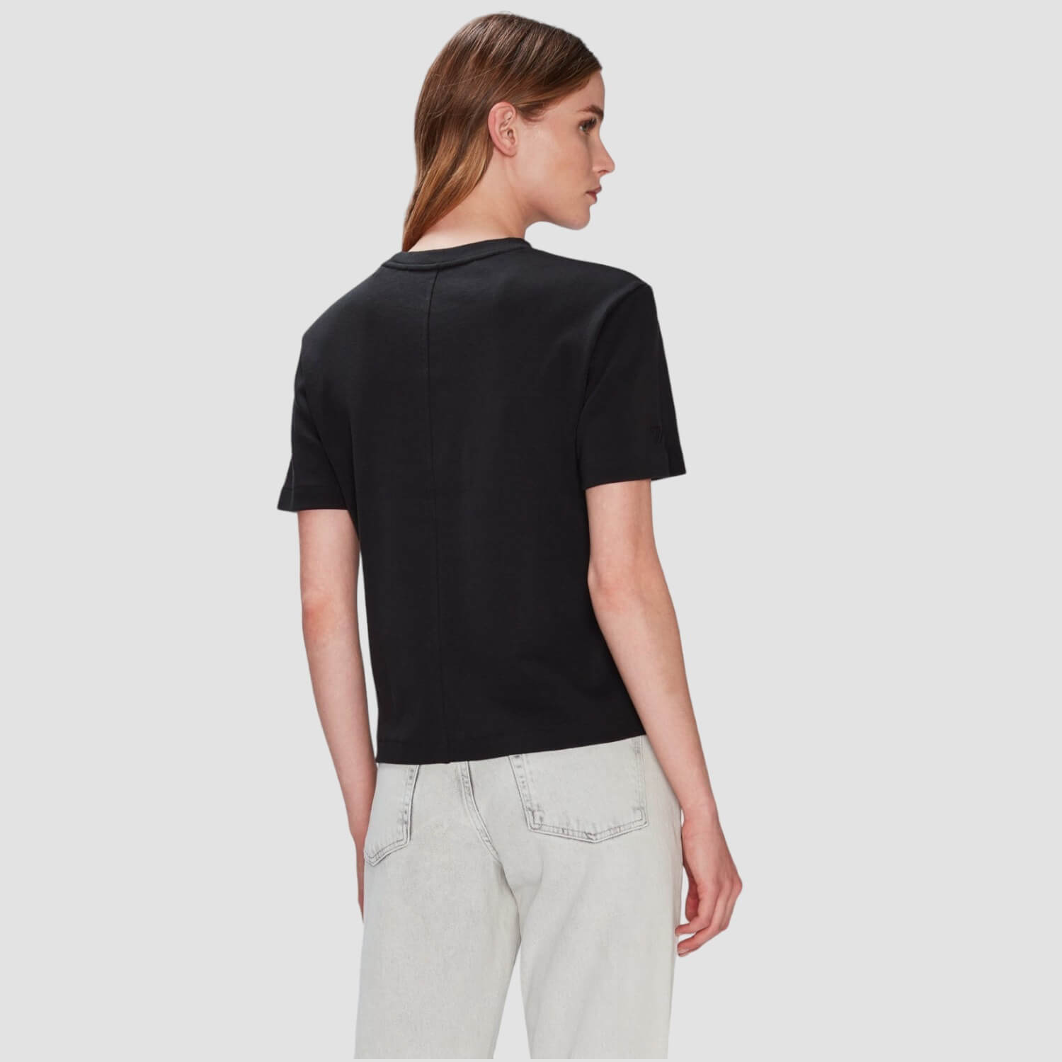 7forallmankind kurzärmeliges Baumwoll T-Shirt Everyday Rundhals 7forallmankind kurzärmeliges Baumwoll T-Shirt Everyday Rundhals