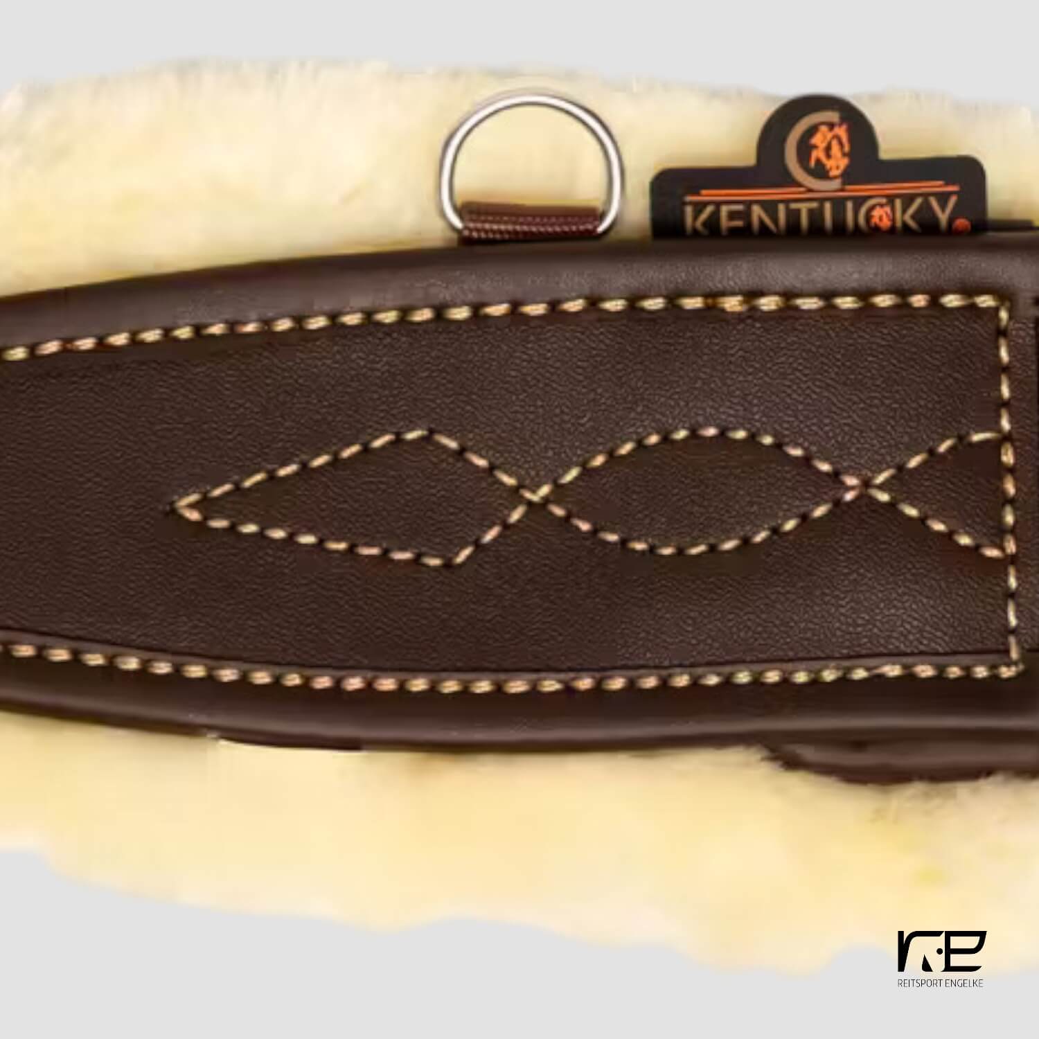 Kentucky Lammfellgurt Anatomisch Brown