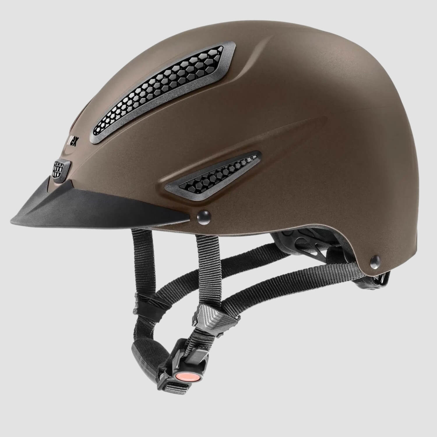Uvex Reithelm Perfexxion II Braun Matt