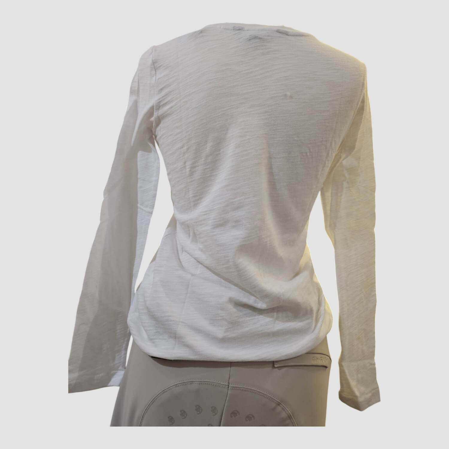 Ariat Longsleeve Kinder Shirt Embroidered Pony White