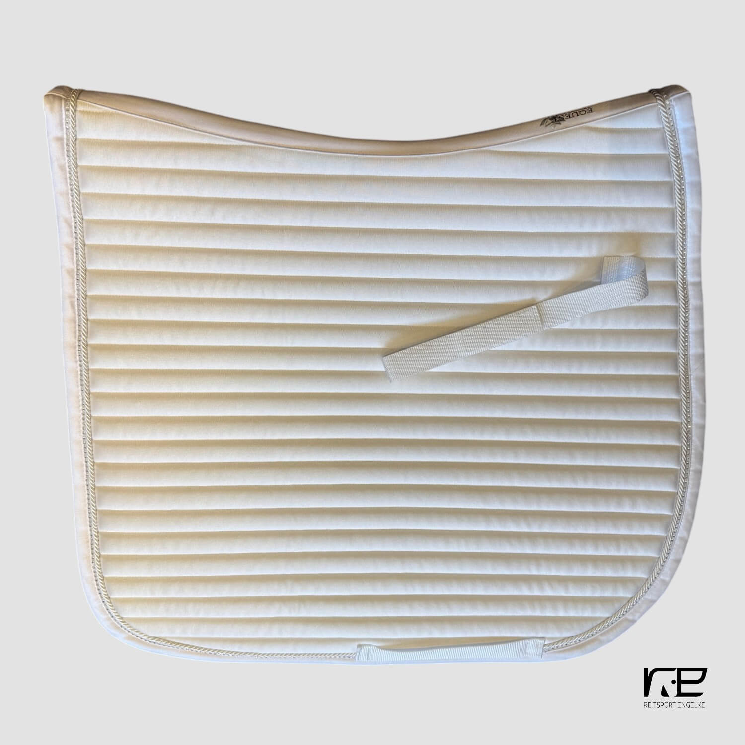 Equest Schabracke Syntec Fine Line White mit Kordel Crystal und White