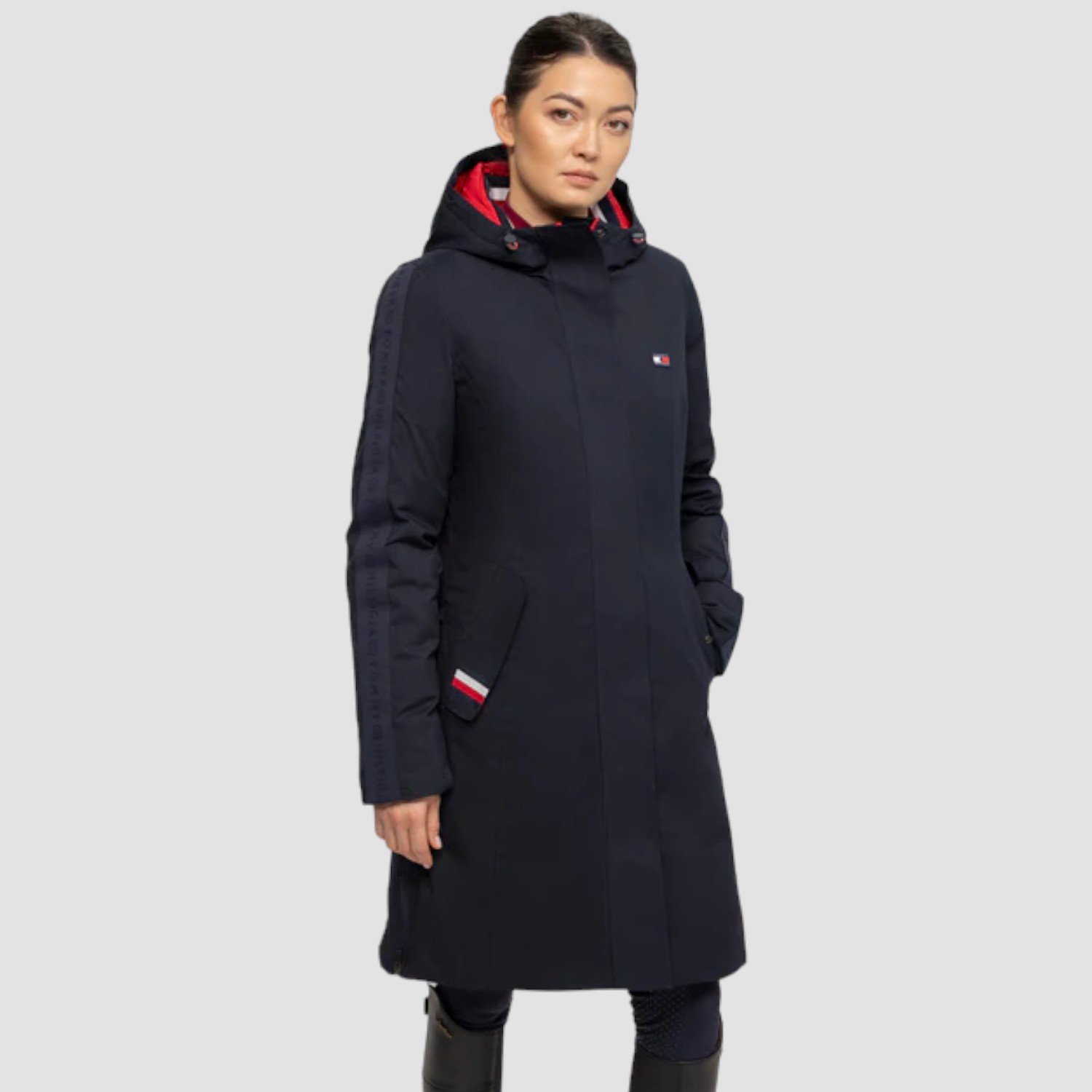 Tommy Equestrian Oregon Langer Parka Desert Sky