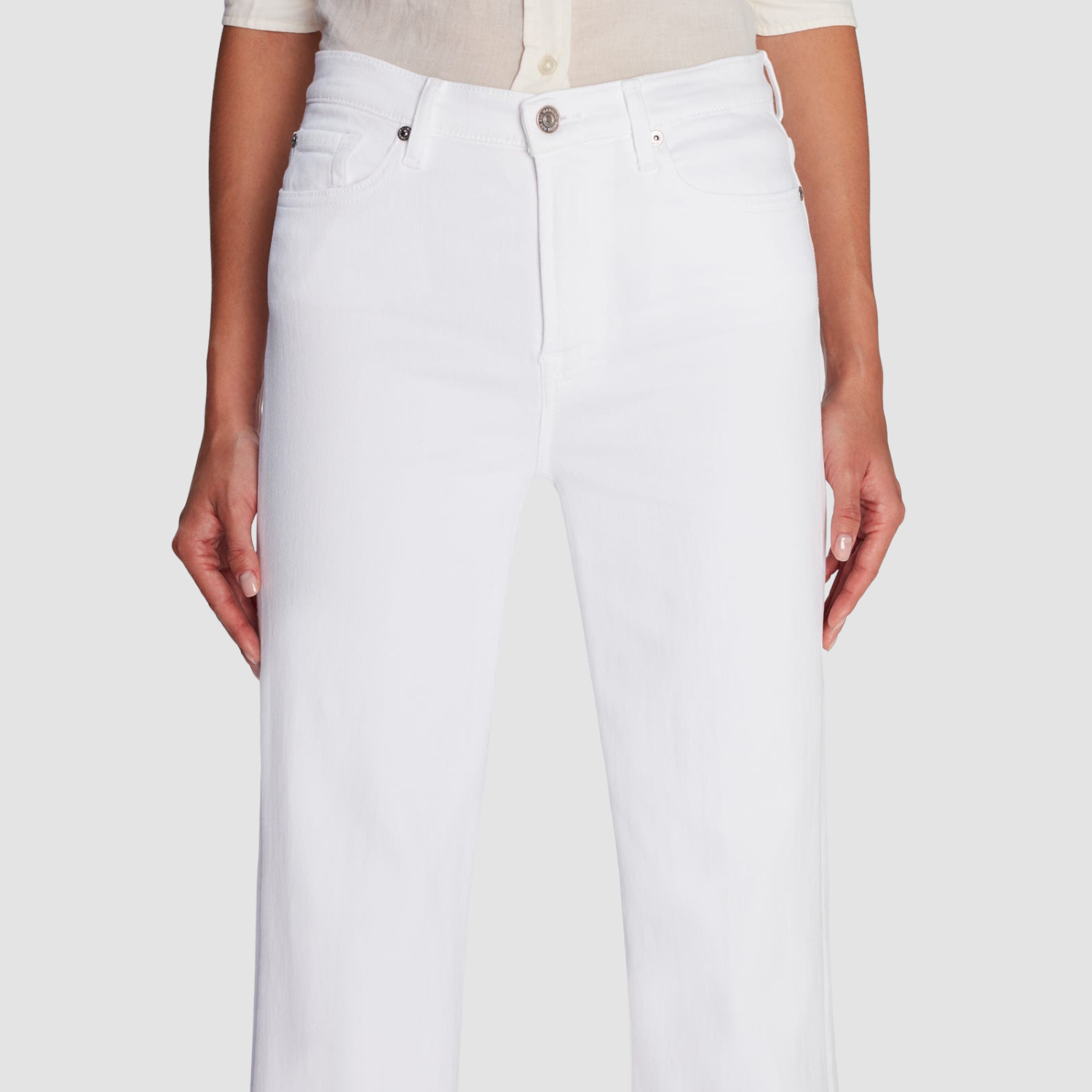 7 for all Mankind Modern Dojo Luxe vintage white
