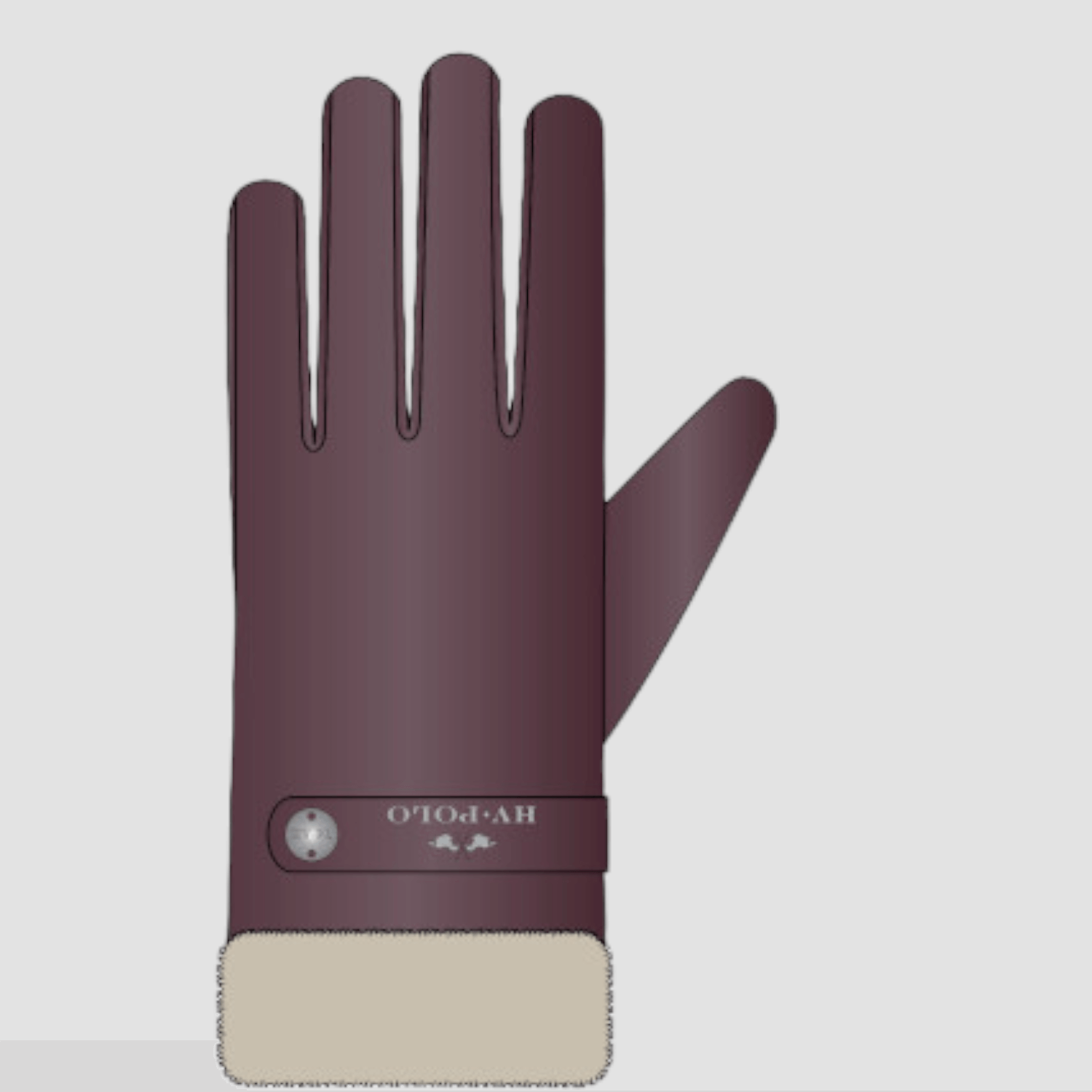 HV Polo Handschuhe HVPGarnet Glam Dark Berry Metallic