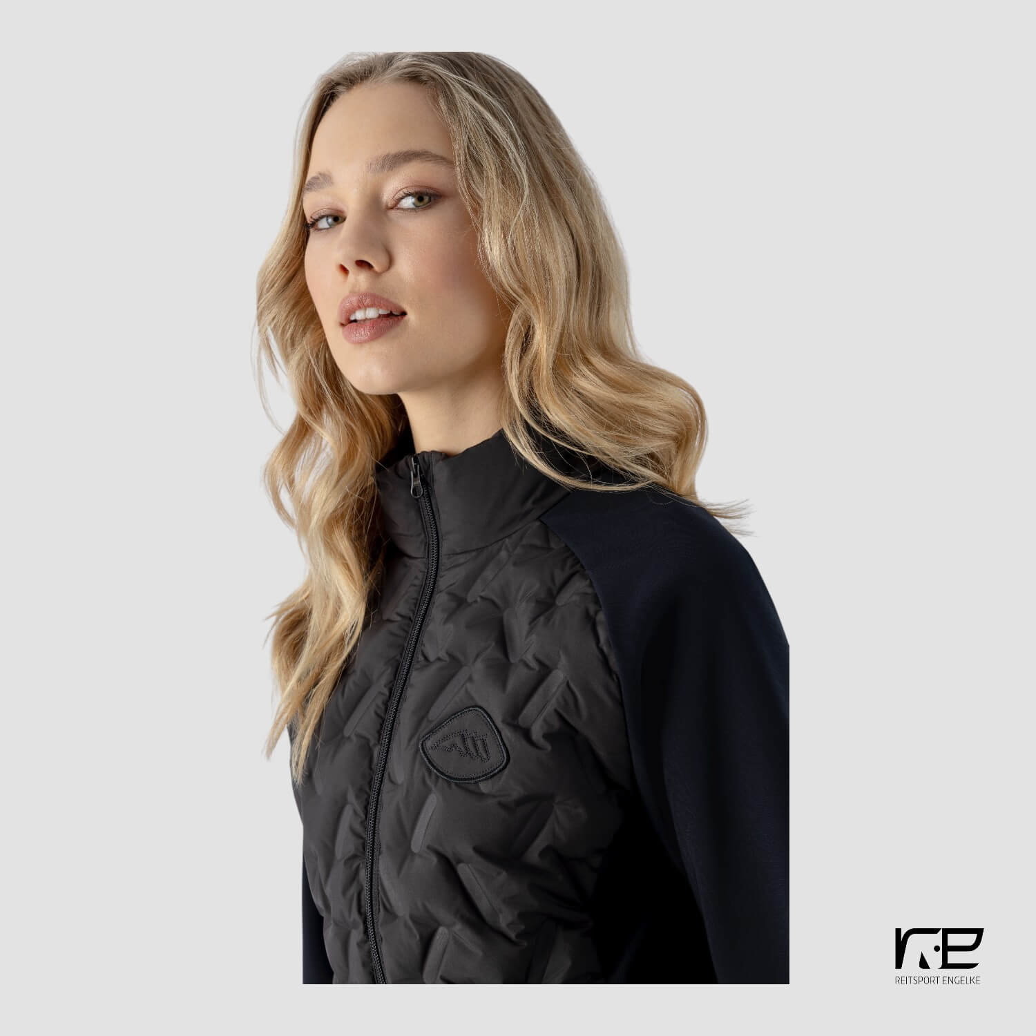 Equiline Damen Real Down Jacket Black