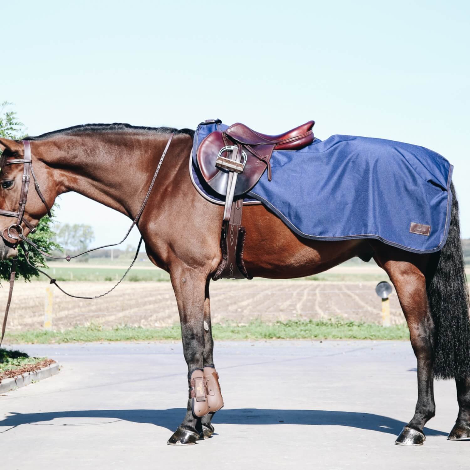 Kentucky Horsewear Ausreitdecke wasserdicht marine