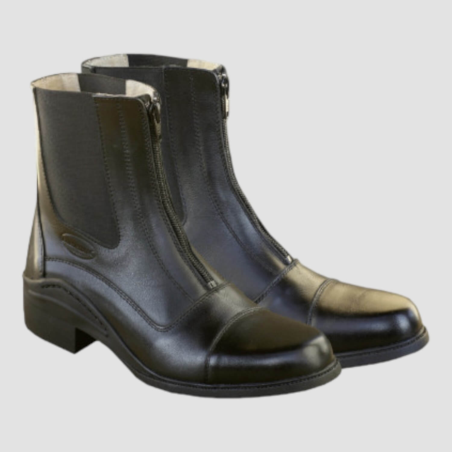 Euroriding Jodhpur Stiefelette Bristol Frontzip Black