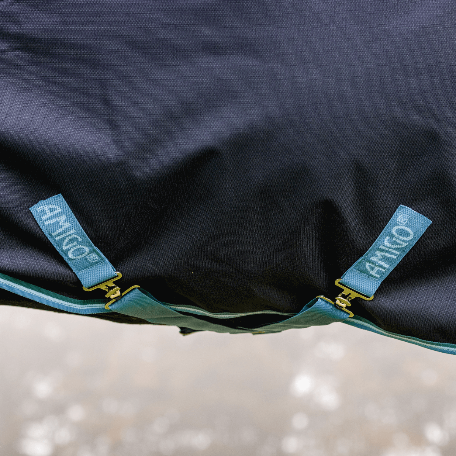 Horseware Amigo Bravo 12 50g Navy/Turquoise
