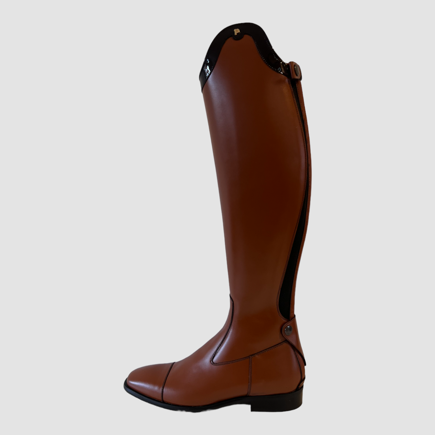 Petrie Reitstiefel Palermo Cognac Patent Brown