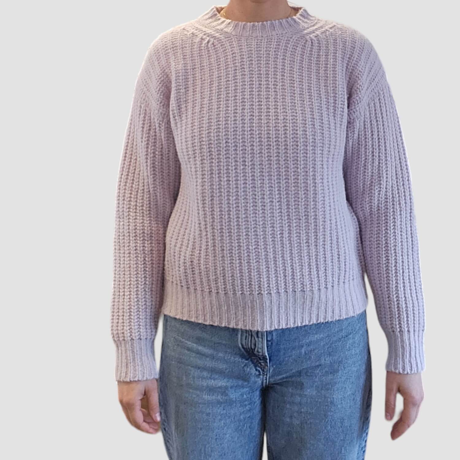 Peserico Easy Strickpullover Merino-Alpaka Hellrosa