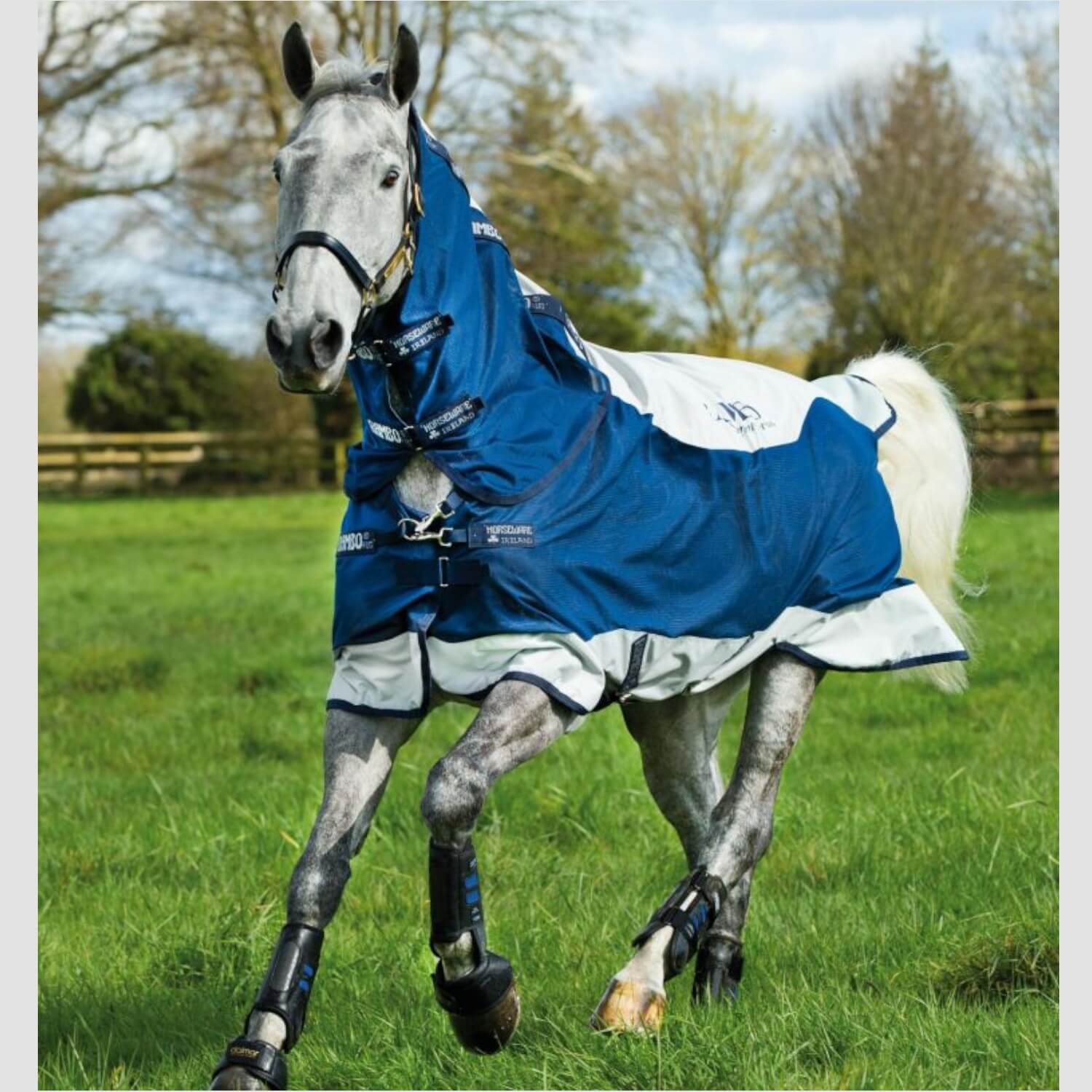 Horseware Rambo Summer Series Turnout 0g Navy/Grey