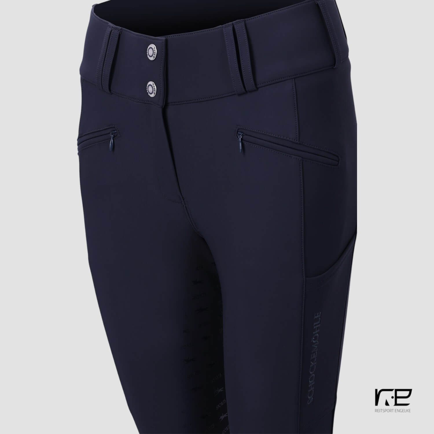 Schockemöhle Winter-Reithose SPGrace Fullgrip Dark Navy