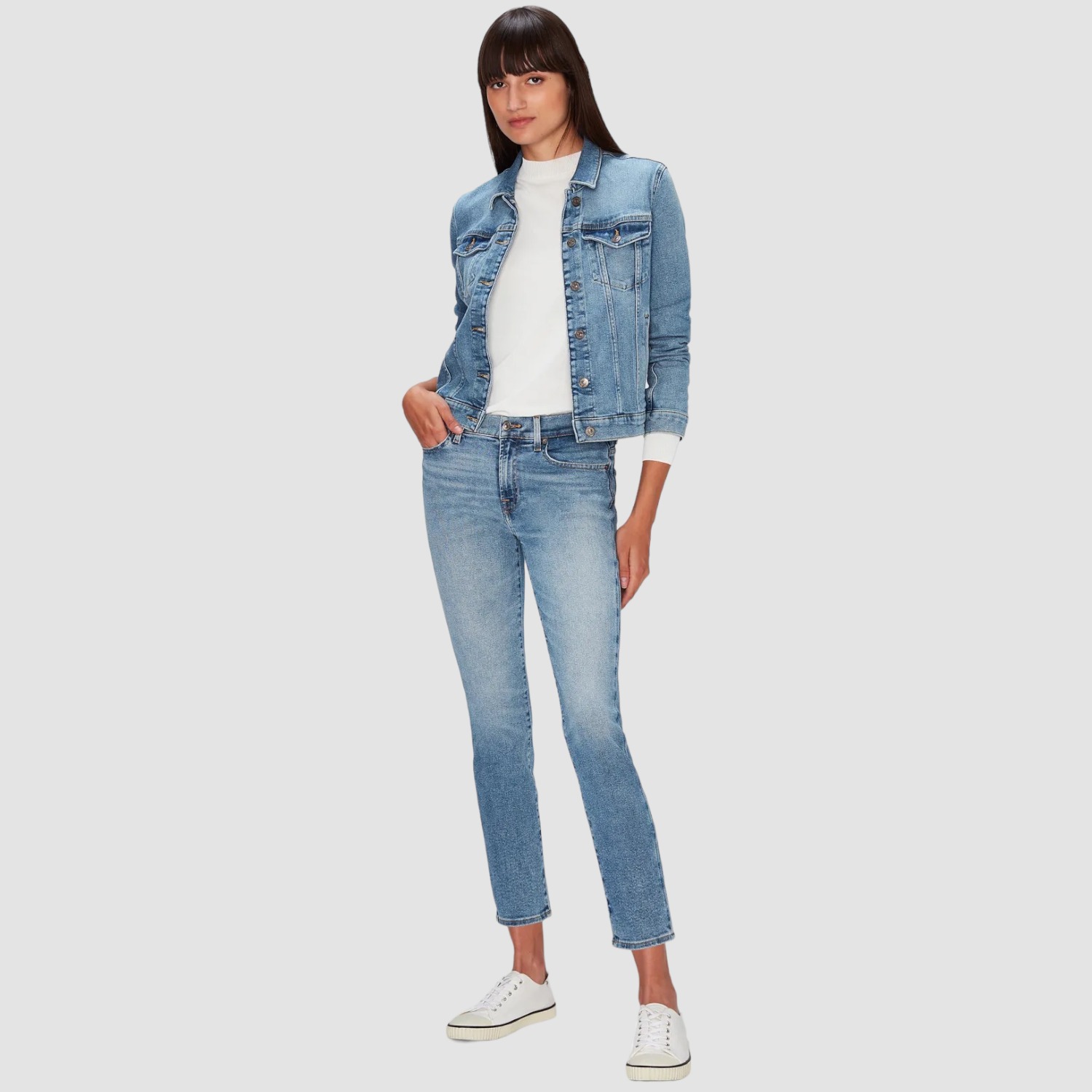 7 for all mankind Roxanne Luxe Vintage Must light blue