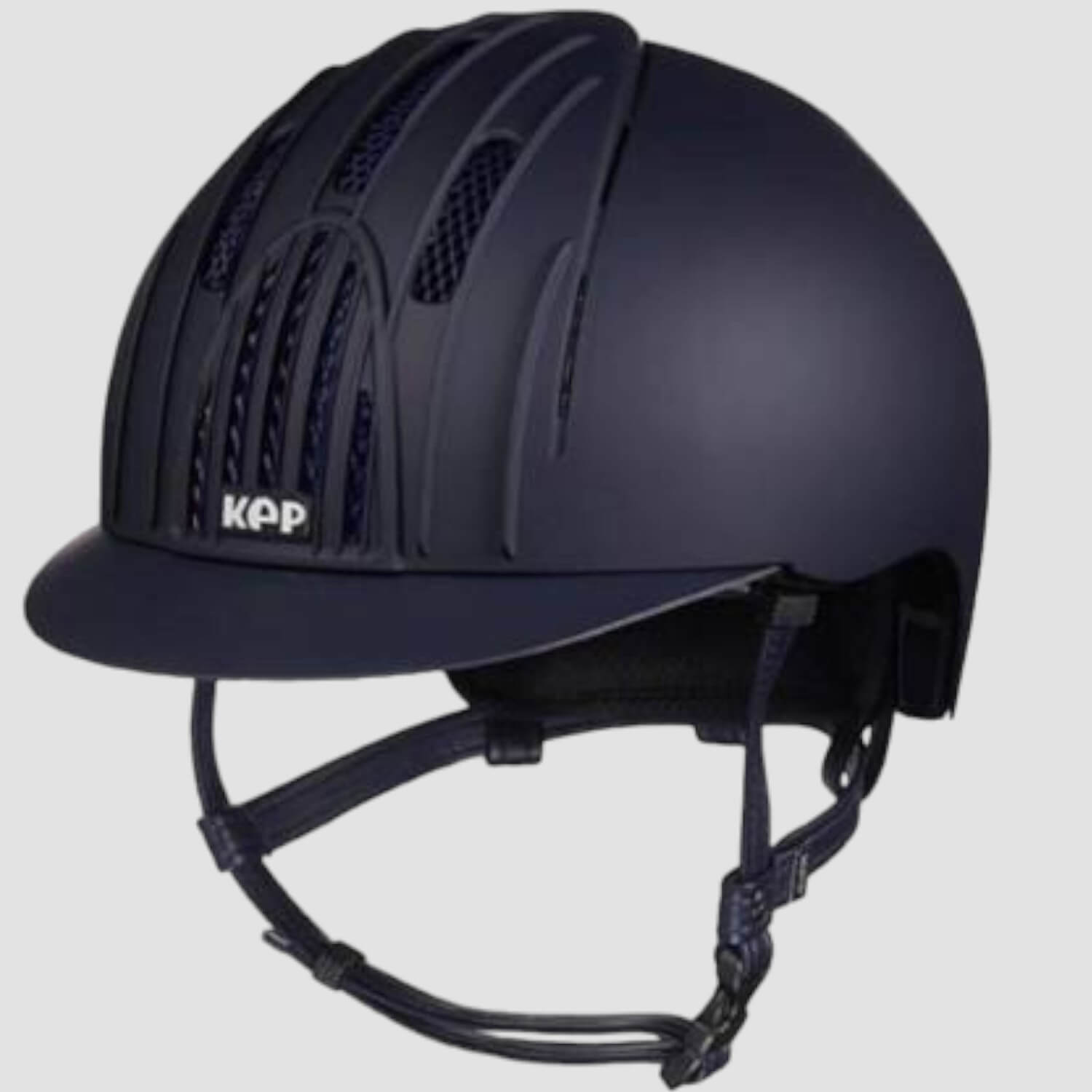 KEP Reithelm "Cromo Fast" blue, blue grid