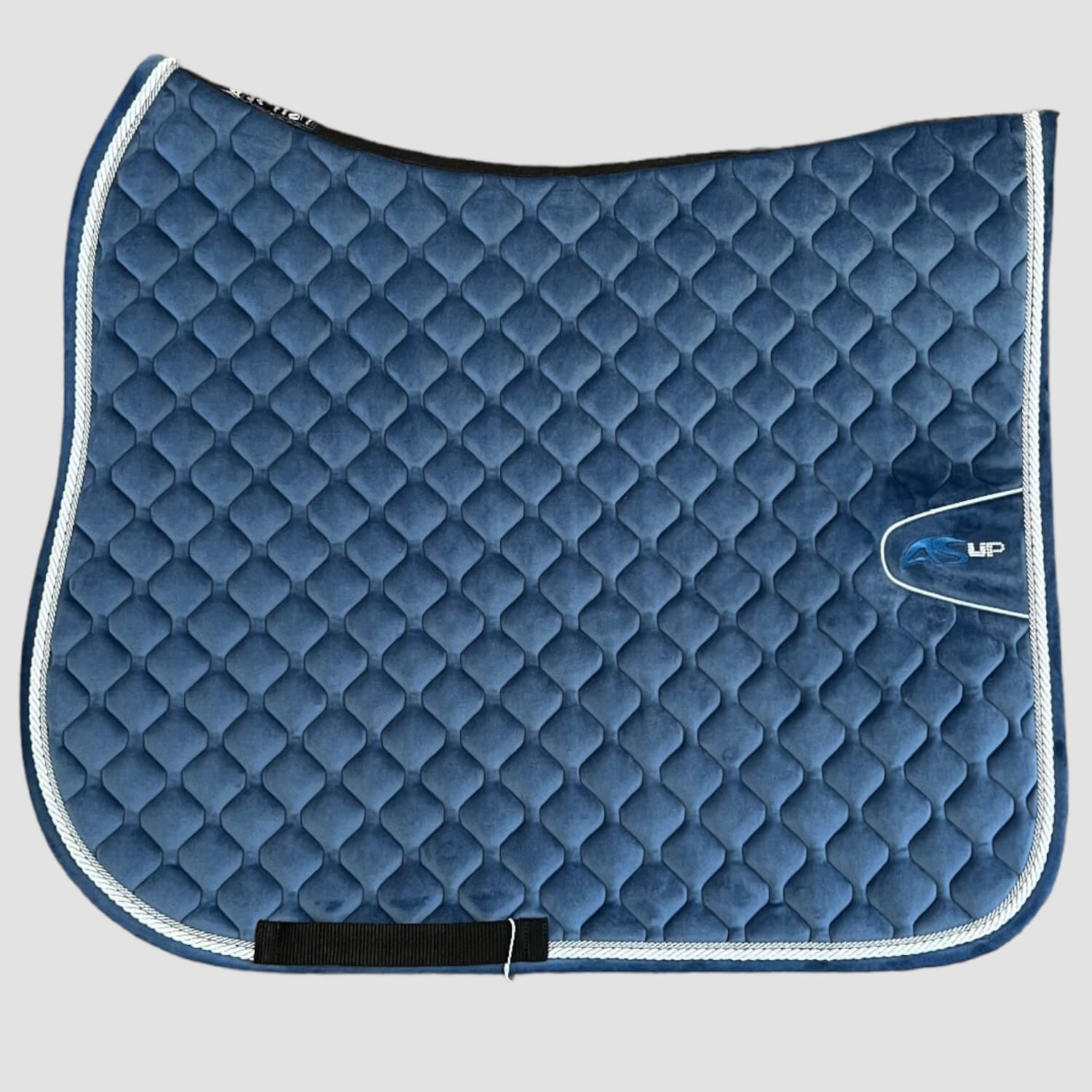 Samtschabracke Anna Scarpati m. 2 Kordeln und Crystal Steinen am Logo