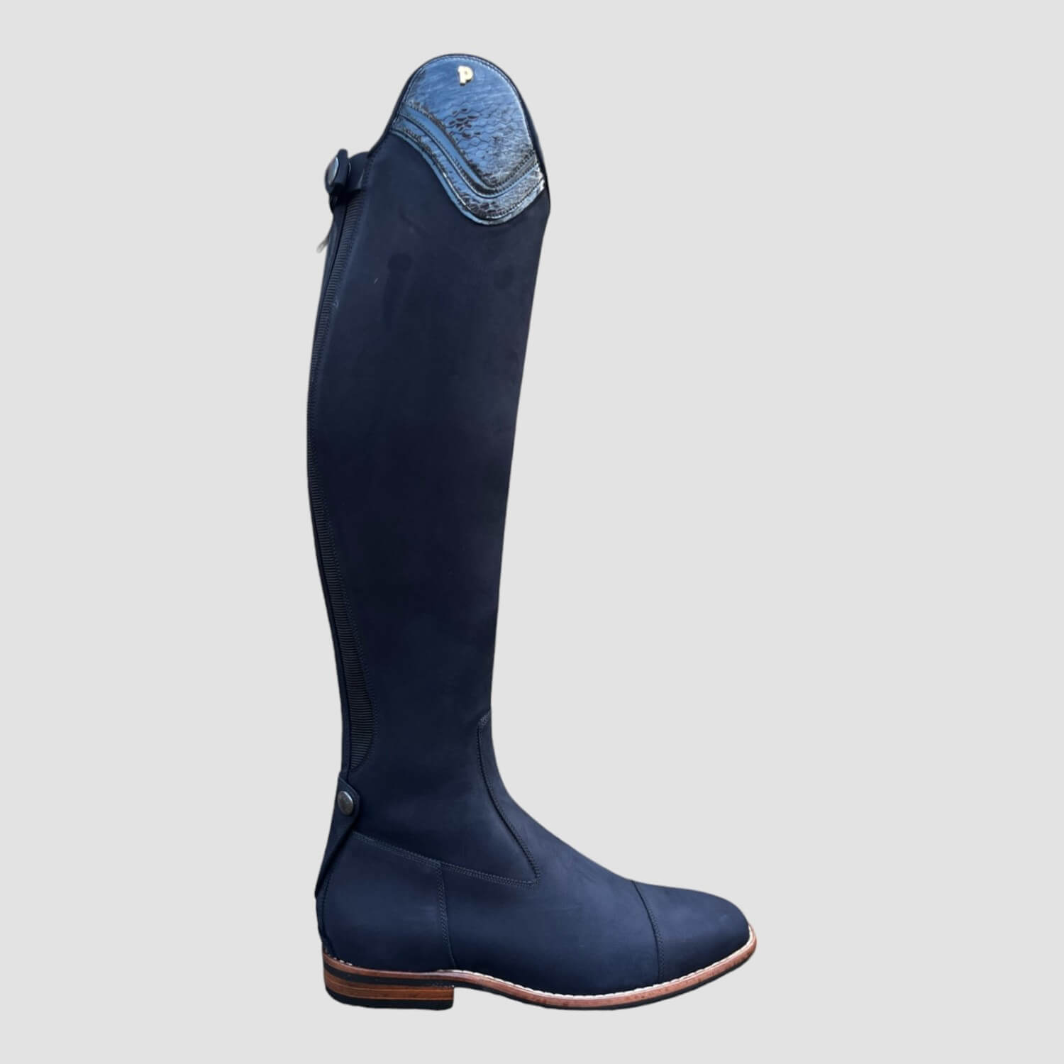 Petrie Reitstiefel Palermo Nubuck Blau