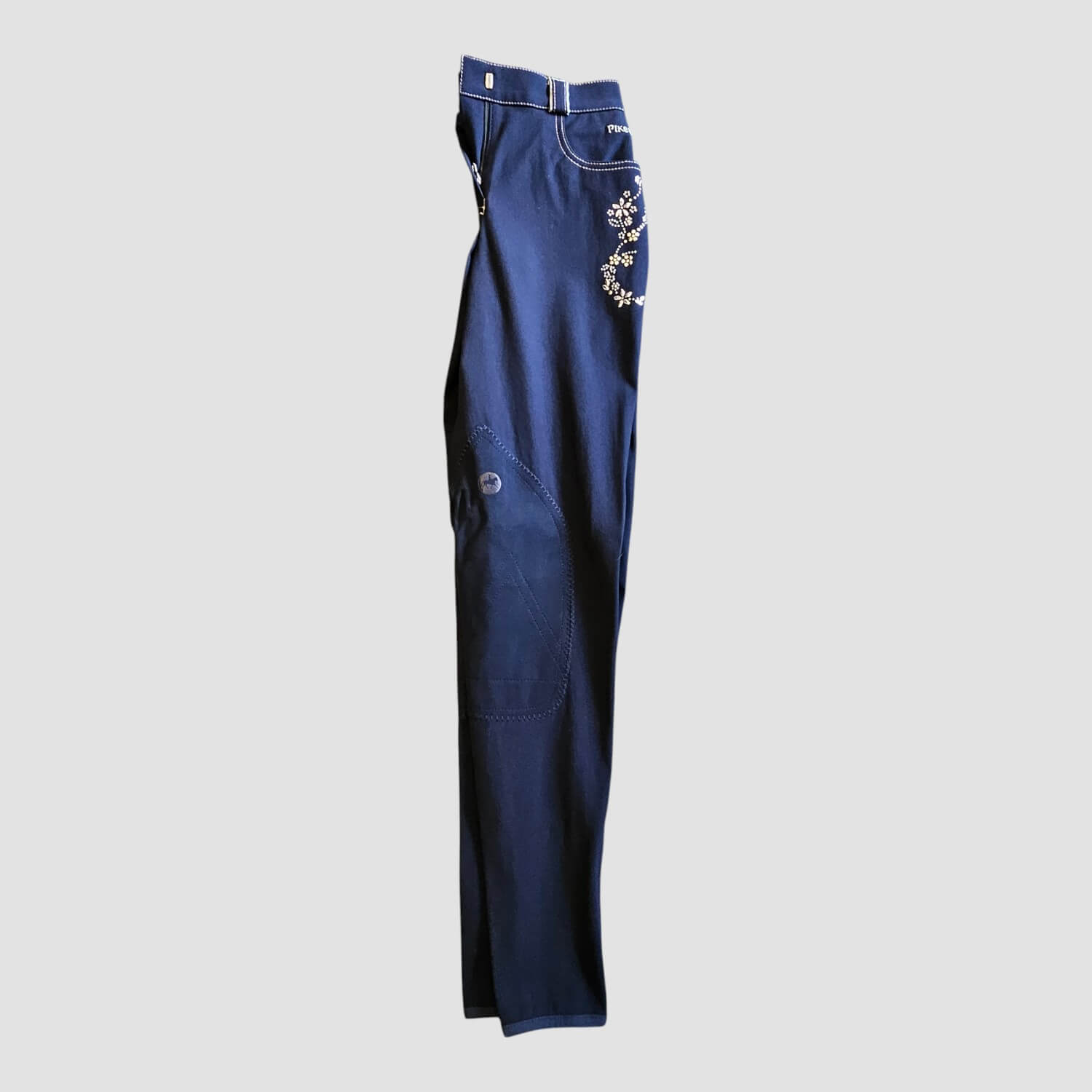 Pikeur Fenja Kinderreithose Kniebesatz Blau