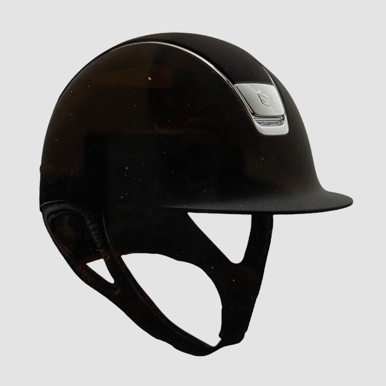 Samshield Reithelm Shadowmatt black Chrome Silber