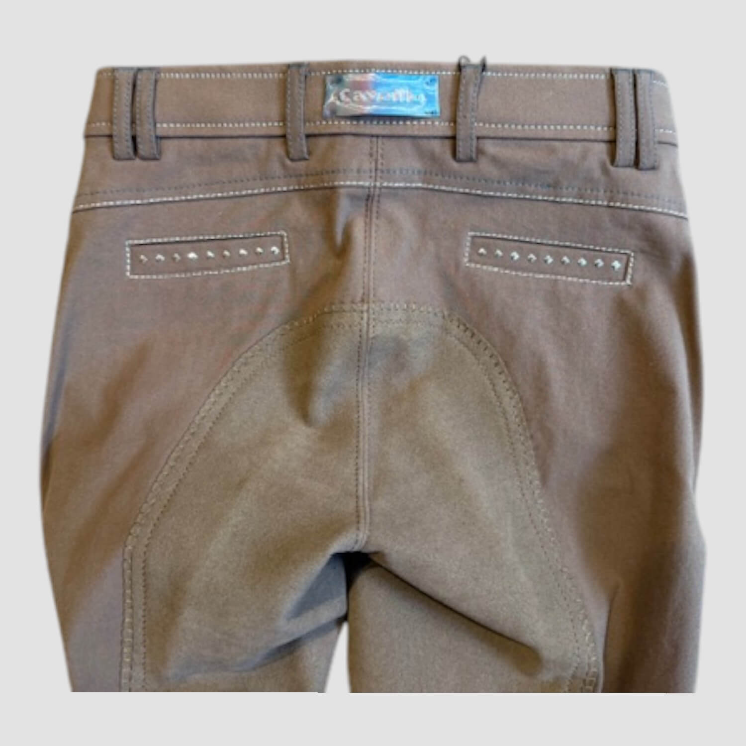 Cavallo Kinderreithose Cameron MC Crown Taupe