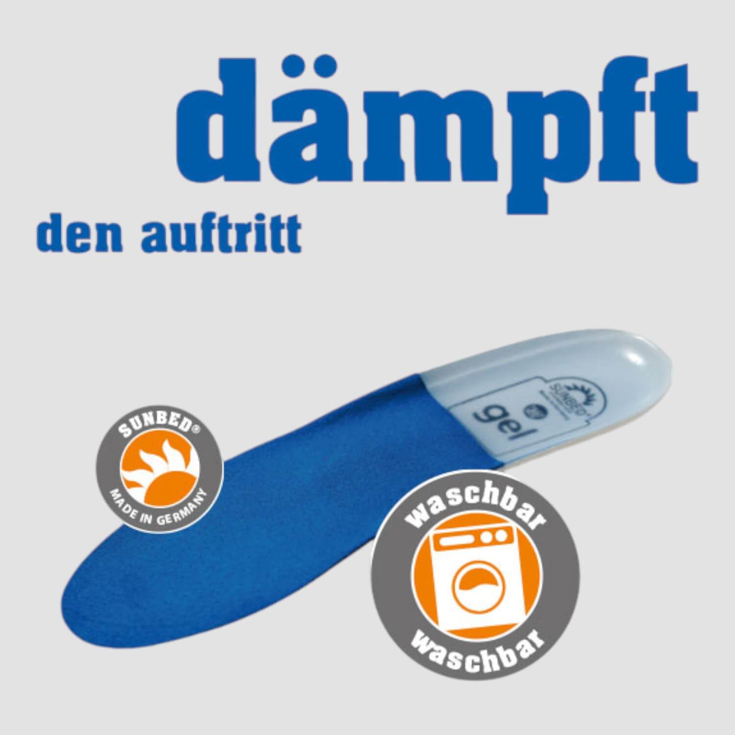 Sunbed Gel Einlegesohle