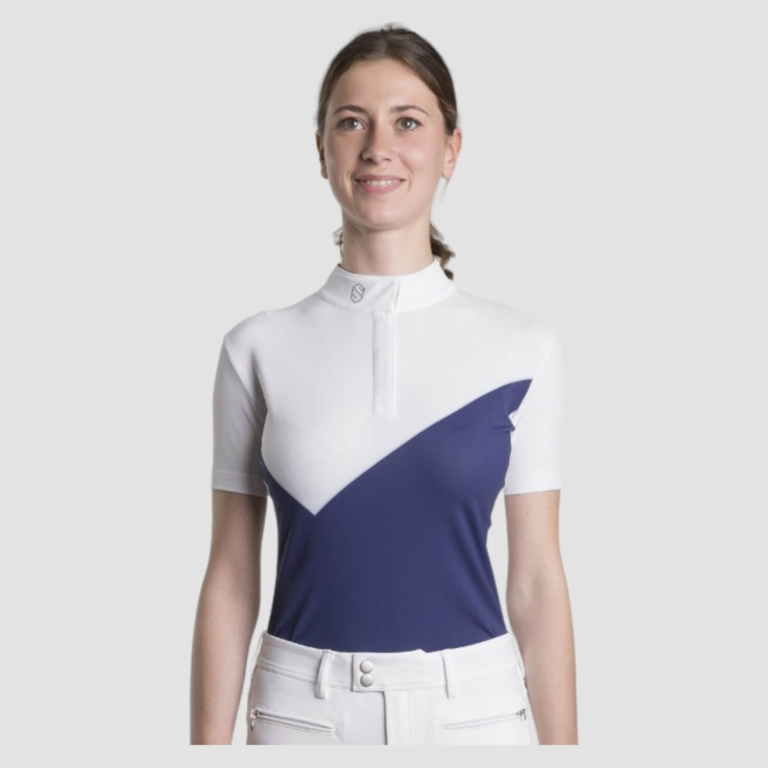 Samshield Turniershirt Irène White/Navy