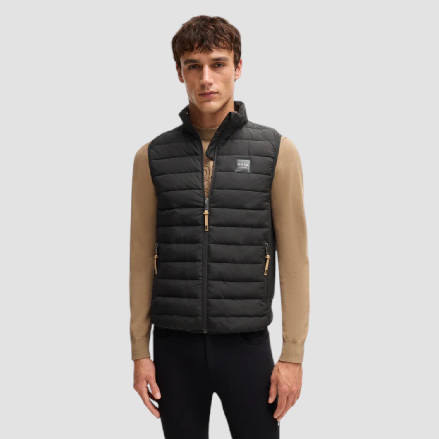 BOSS Equestrian Ashton Puffer Weste Black