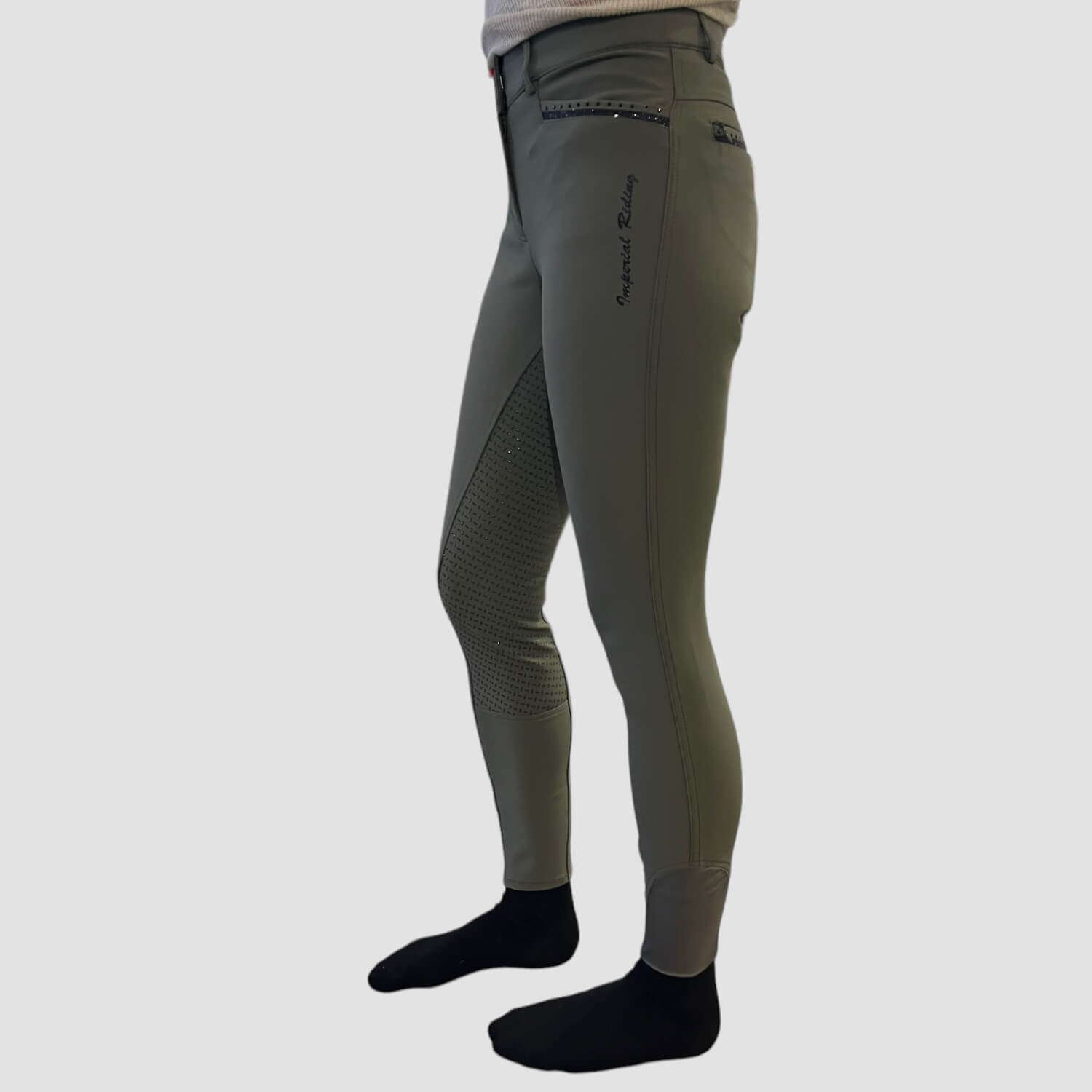 Imperial Riding Reithose IRHEI Capone High Waist Army