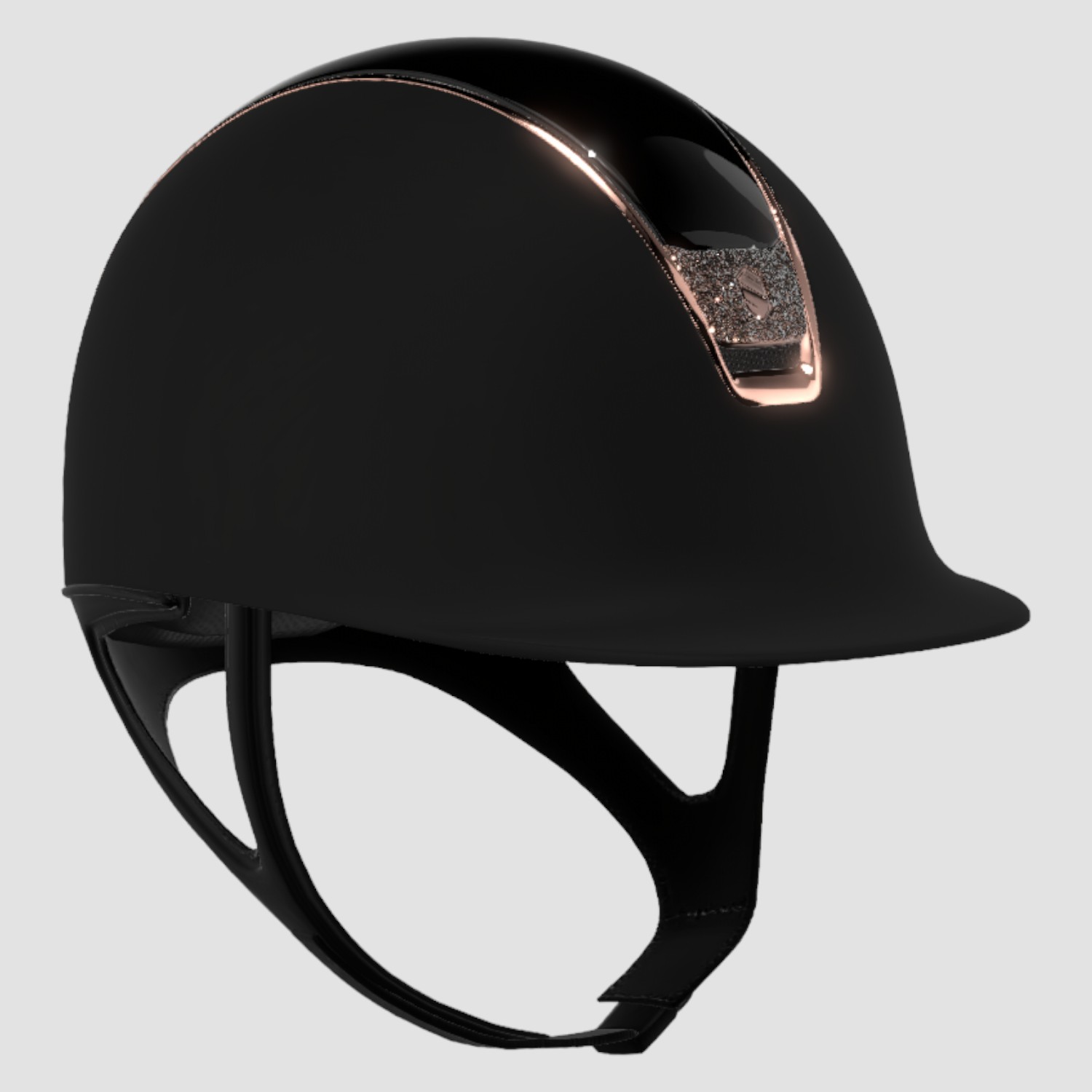Samshield Reithelm Shadowmatt Black, Pink Gold
