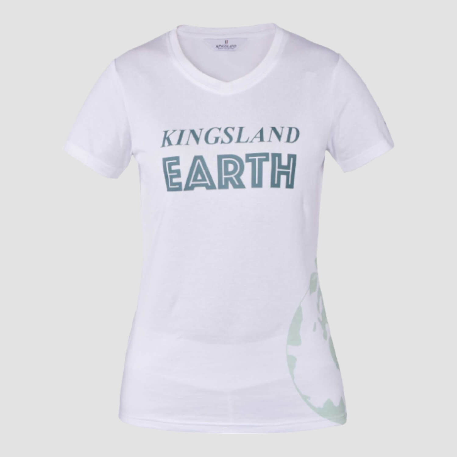 Kingsland Willow Organic Cotten Tee Shirt White
