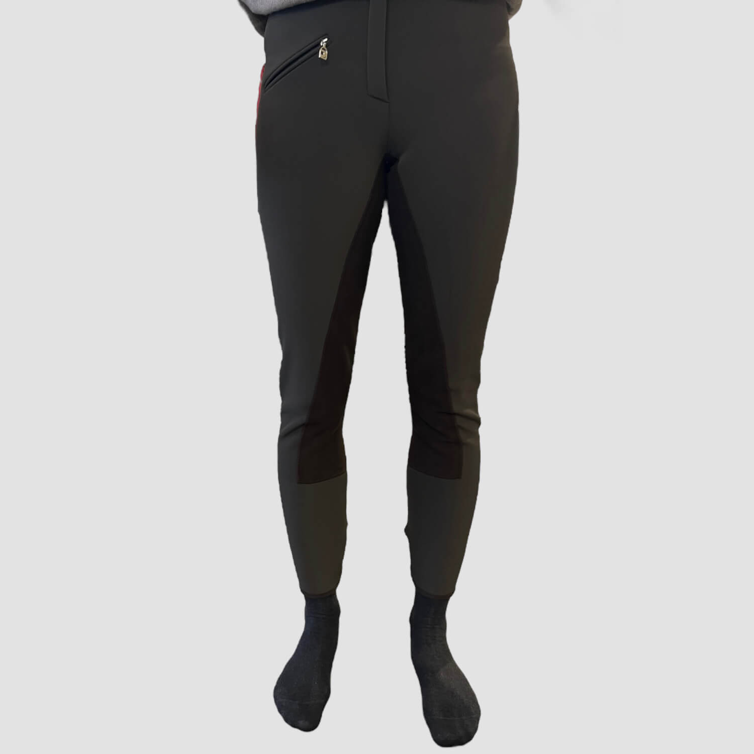Cavallo Champion-Softshell Reithose Darkbrown