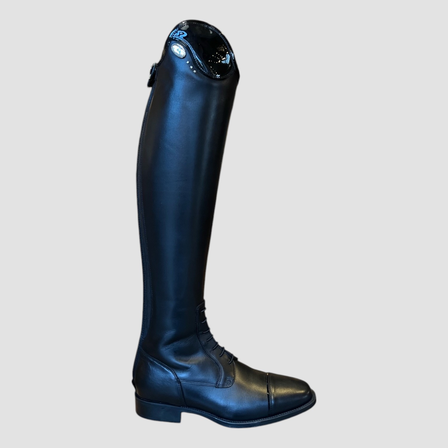 DeNiro Salentino02 Smooth Black, Top: Patent Black DeNiro Salentino02 Smooth Black, Top: Patent Black