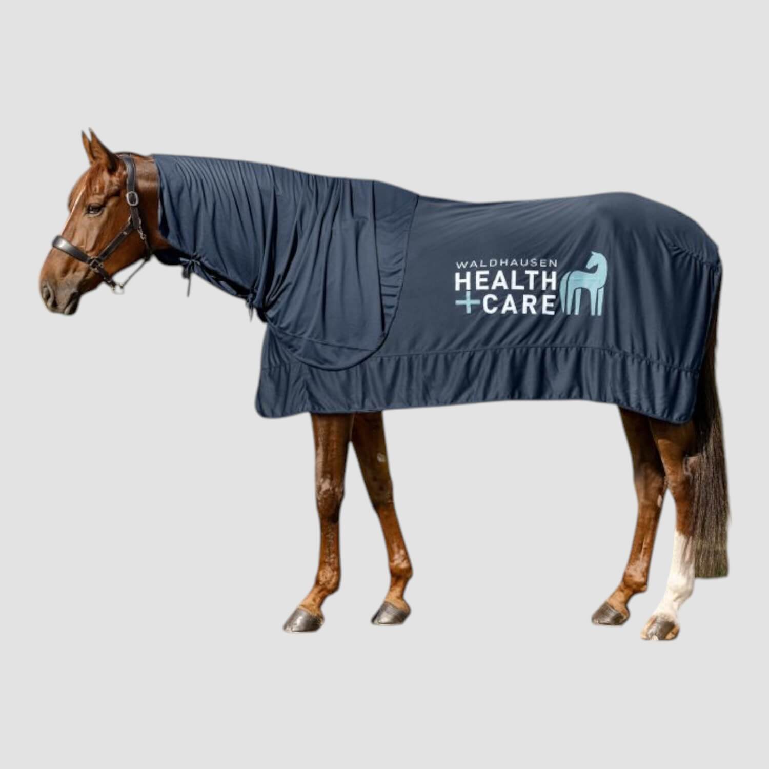 Waldhausen Kühldecke Health + Care Ice Layer Decke Nachtblau