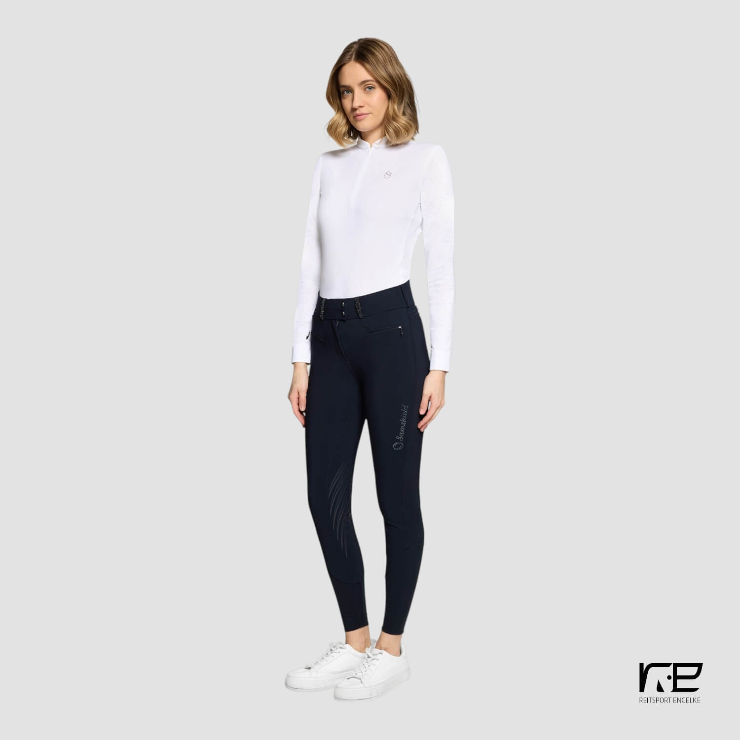 Samshield Reithose Claranova Fullgrip Navy