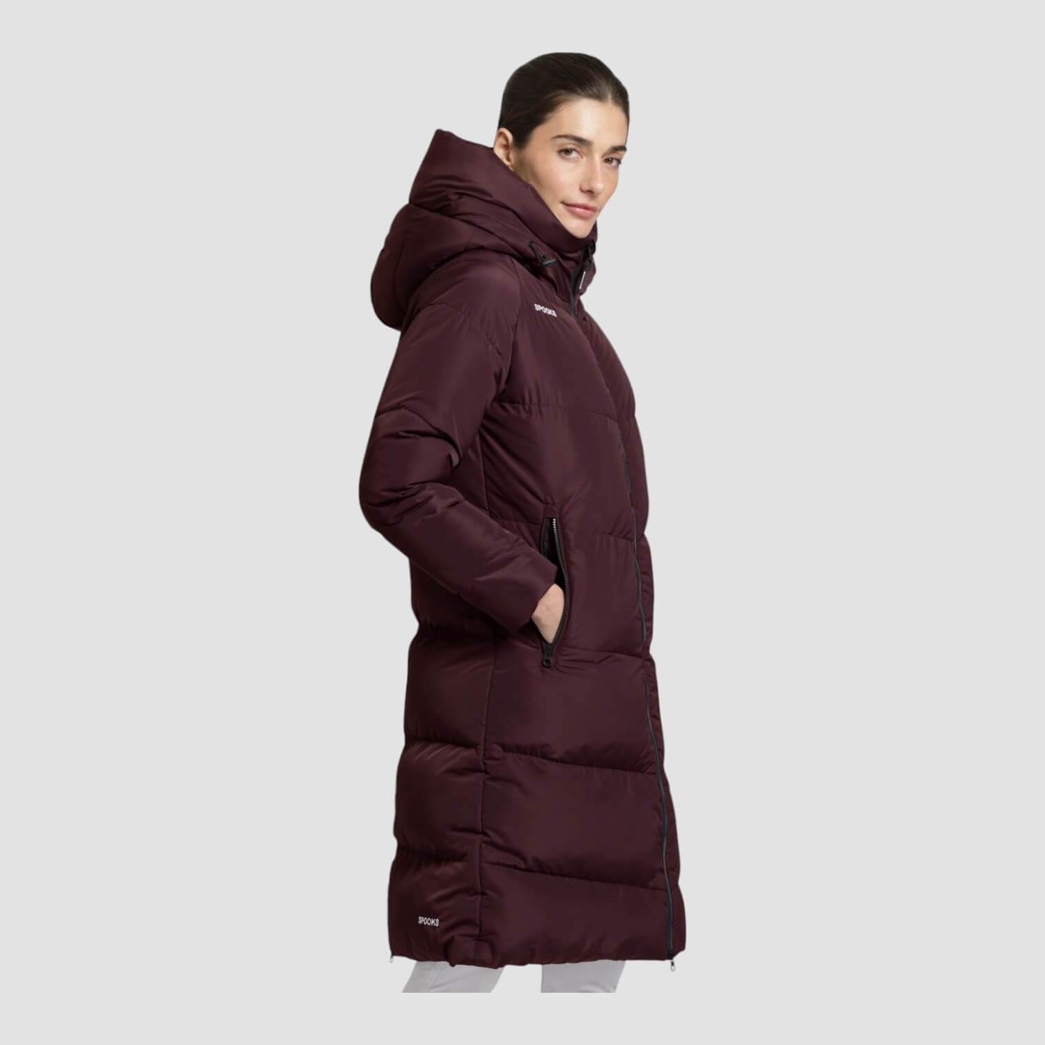 Spooks Winterreit-Mantel Oskah Plum Spooks Winterreit-Mantel Oskah Plum