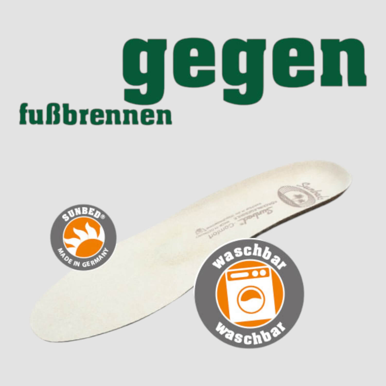 Sunbed Comfort Schuheinlage