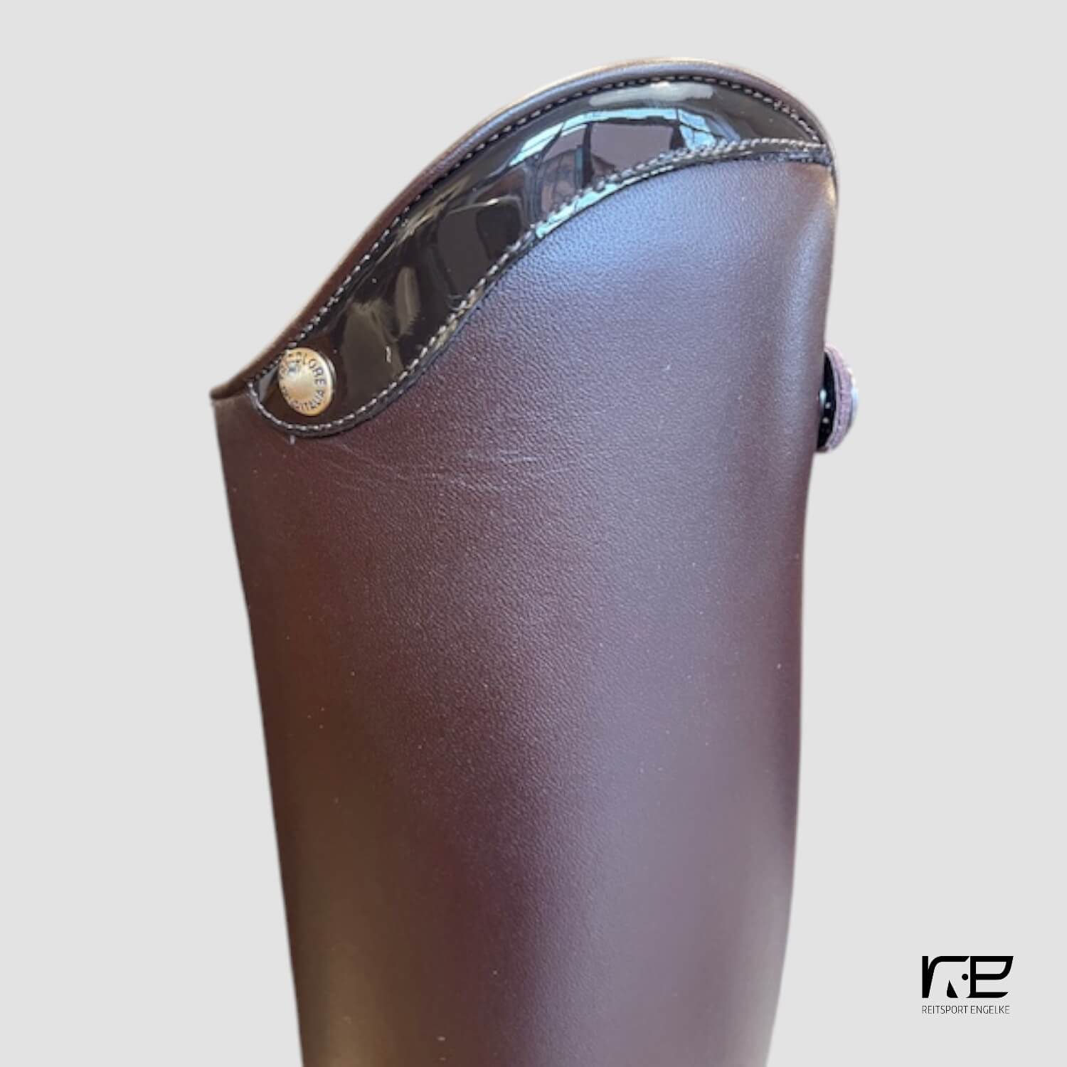 DeNiro Italo 02 Smooth Brown, Patent Moka