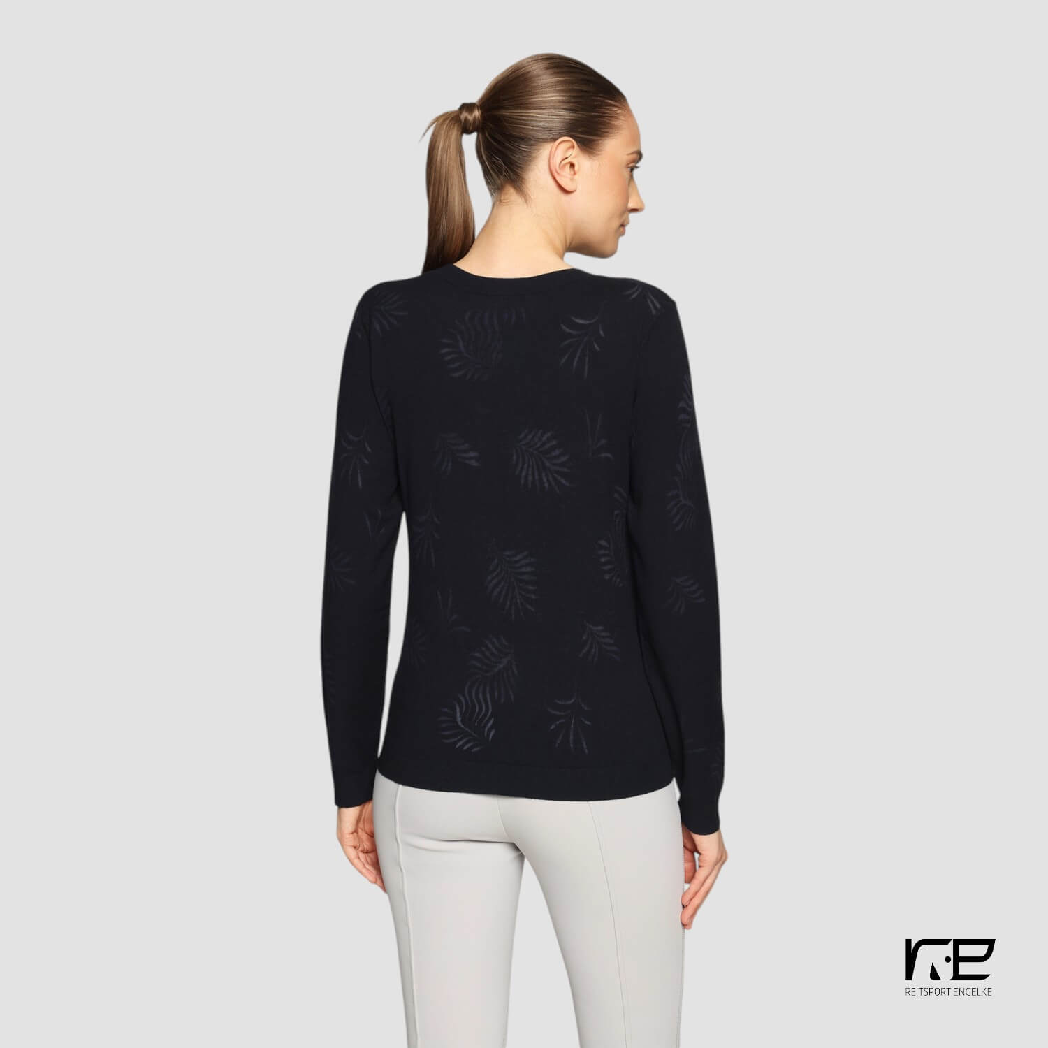 Samshiels Pullover Phoebe Crystal Ferna Navy