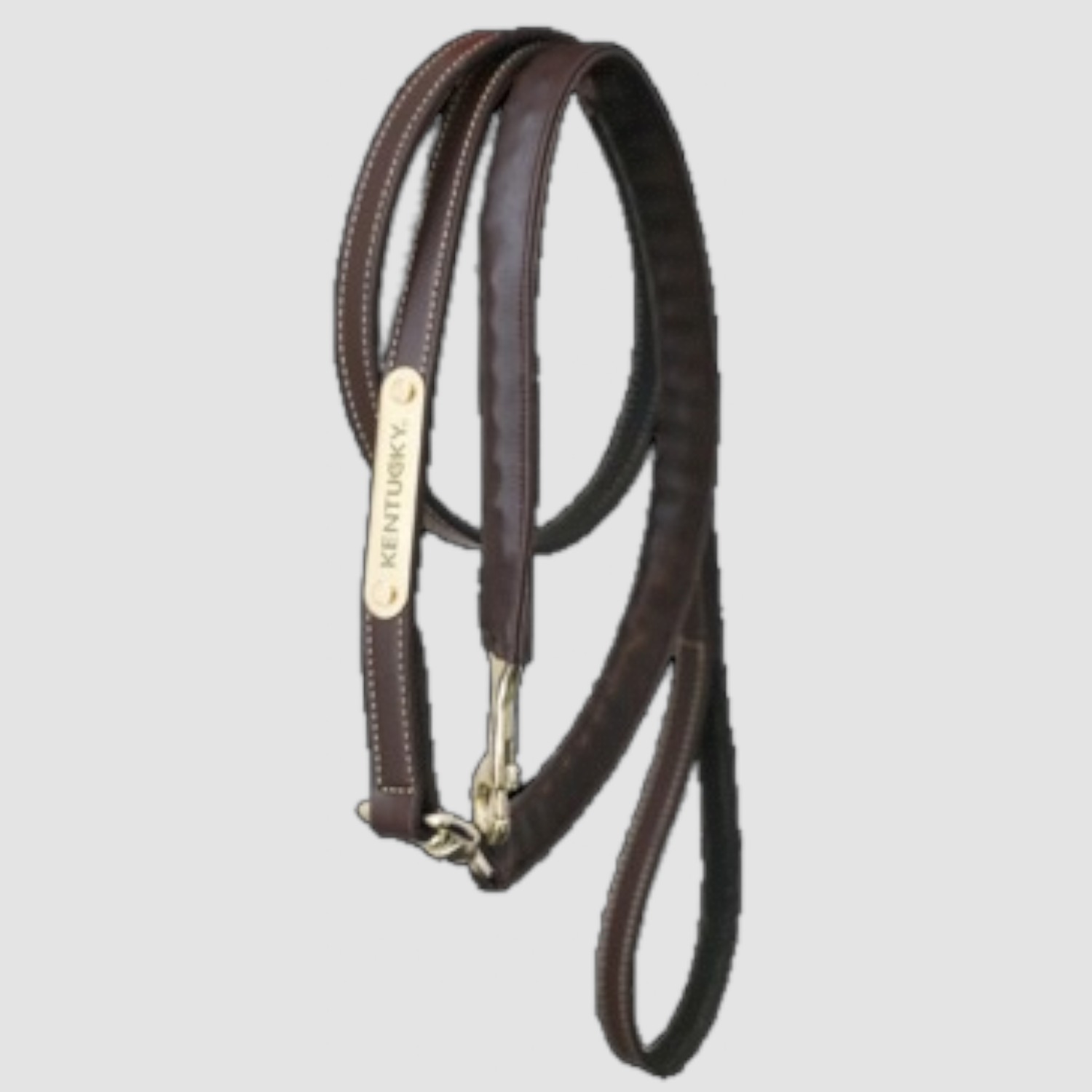 Kentucky Lederführkette Brown