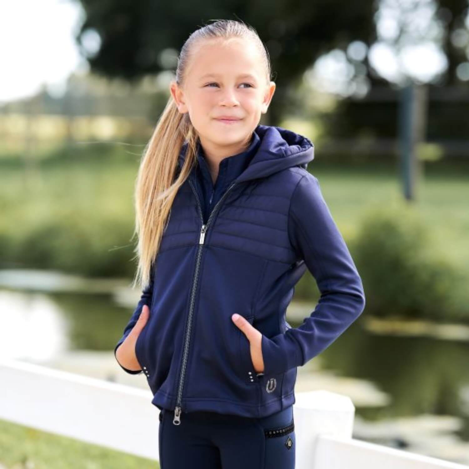 Imperial Riding Kids Tech Jacke IRHBrett Navy